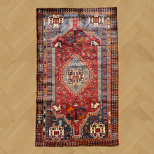 Charger l'image dans la galerie, Rafello - Vintage Tribal Shiraz Qashqai Wool Rug