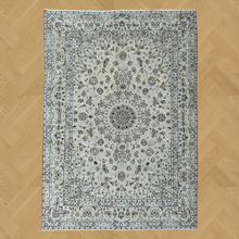 Lade das Bild in den Galerie-Viewer, Fabrico - Hand Made Part Silk Nain Persian Rug