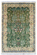 Load image into Gallery viewer, Amelia - Superb Silk Nain Garden Scene Carpet