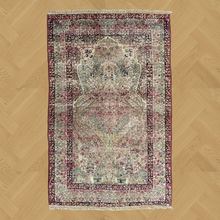 Lade das Bild in den Galerie-Viewer, Garcia - Antique Kirman Tree of Life Persian Rug - 1880