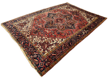 Lade das Bild in den Galerie-Viewer, Bahador - Vintage Hand Made Heriz Persian Carpet