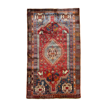Charger l'image dans la galerie, Rafello - Vintage Tribal Shiraz Qashqai Wool Rug