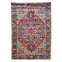 Загрузить изображение в средство просмотра галереи, Juan - Vintage Hand Made Heriz Persian Carpet