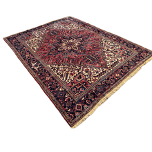 Lade das Bild in den Galerie-Viewer, Navid - Vintage Hand Made Heriz Persian Carpet