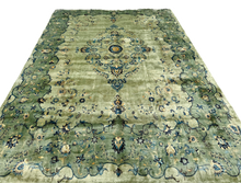 将图片加载到图库查看器,Olivia - Vintage Hand Made Kashan Persian Carpet