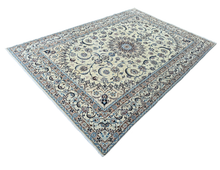 Load image into Gallery viewer, Francesco - Hand Made Part Silk Nain Persian Rug