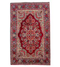 Lade das Bild in den Galerie-Viewer, Ortona - Large Vintage Kirman Persian Rug 10'4" x 6'7"