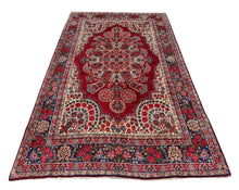 Lade das Bild in den Galerie-Viewer, Ortona - Large Vintage Kirman Persian Rug 10'4" x 6'7"