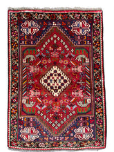 Lade das Bild in den Galerie-Viewer, Rayman - Vintage Tribal Shiraz Qashqai Wool Rug