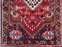 Lade das Bild in den Galerie-Viewer, Rayman - Vintage Tribal Shiraz Qashqai Wool Rug