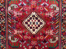 Lade das Bild in den Galerie-Viewer, Rayman - Vintage Tribal Shiraz Qashqai Wool Rug