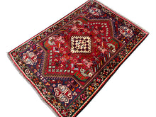 Lade das Bild in den Galerie-Viewer, Rayman - Vintage Tribal Shiraz Qashqai Wool Rug