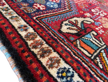画像をギャラリービューアに読み込む, Max - Vintage Tribal Shiraz Qashqai Wool Rug