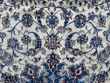 Lade das Bild in den Galerie-Viewer, Janna - Part Silk Large Square Hand Made Nain Persian Rug