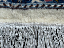 Lade das Bild in den Galerie-Viewer, Janna - Part Silk Large Square Hand Made Nain Persian Rug