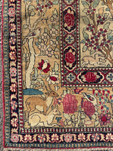 Lade das Bild in den Galerie-Viewer, James - Antique Isfahan Hunting Scene Rug