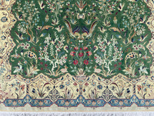 Load image into Gallery viewer, Amelia - Superb Silk Nain Garden Scene Carpet