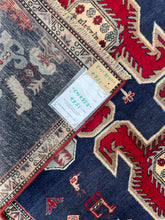 Charger l'image dans la galerie, Sage - Vintage Caucasian Kazak Runner