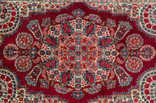 Lade das Bild in den Galerie-Viewer, Ortona - Large Vintage Kirman Persian Rug 10'4" x 6'7"