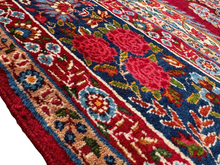 Lade das Bild in den Galerie-Viewer, Ortona - Large Vintage Kirman Persian Rug 10'4" x 6'7"