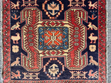Charger l'image dans la galerie, Beata - Vintage Caucasian Lenkoran Kazak Runner