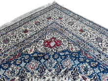 Lade das Bild in den Galerie-Viewer, Janna - Part Silk Large Square Hand Made Nain Persian Rug