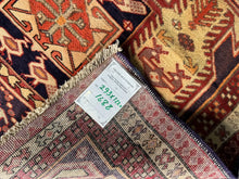 Carregar imagem no visualizador da galeria, Marino - Vintage Caucasian Lenkoran Kazak Runner