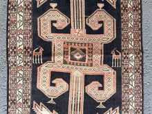 将图片加载到图库查看器,Halia - Vintage Caucasian Kazak Runner