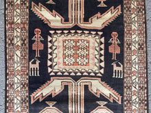 将图片加载到图库查看器,Halia - Vintage Caucasian Kazak Runner