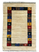 Lade das Bild in den Galerie-Viewer, Clarice - New Tribal Shaggy Persian Gabbeh Rug