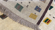 Load image into Gallery viewer, Dawn - New Abstract Persian Gabbeh Rug. High Knot Count