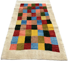 Lade das Bild in den Galerie-Viewer, Eddie - New Abstract Chequered Persian Gabbeh Rug