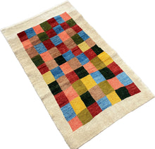 Lade das Bild in den Galerie-Viewer, Eddie - New Abstract Chequered Persian Gabbeh Rug