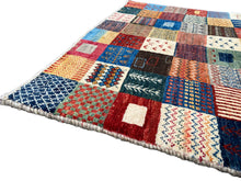 Carregar imagem no visualizador da galeria, Eleanor - New Abstract Persian Gabbeh Rug. High Knot Count