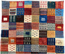 Carregar imagem no visualizador da galeria, Eleanor - New Abstract Persian Gabbeh Rug. High Knot Count