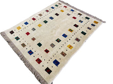 Load image into Gallery viewer, Dawn - New Abstract Persian Gabbeh Rug. High Knot Count