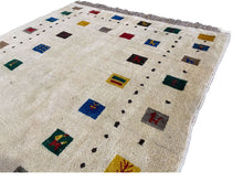 Load image into Gallery viewer, Dawn - New Abstract Persian Gabbeh Rug. High Knot Count