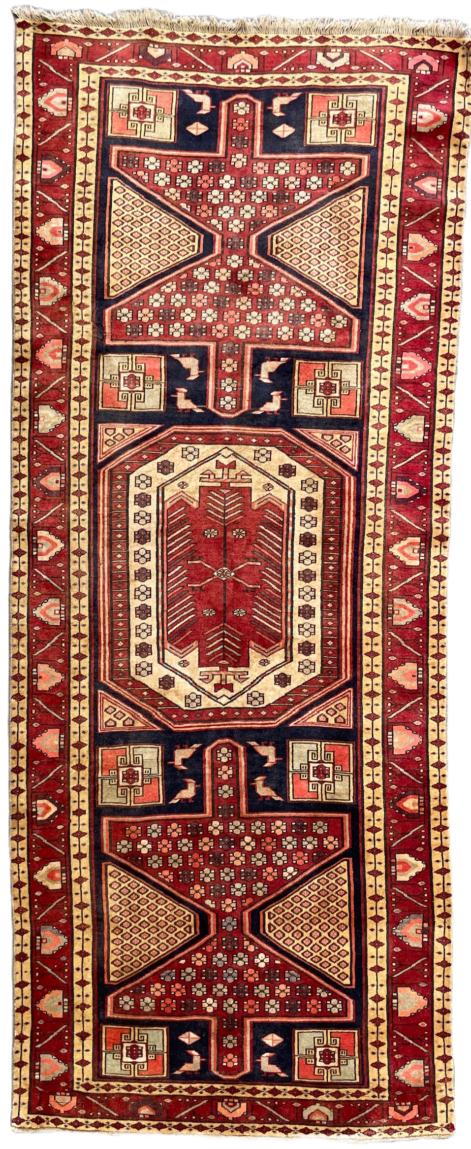 Kyle - Vintage Caucasian Kazak Runner