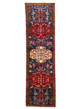 Load image into Gallery viewer, Baliana - Vintage Hand Made Kazak Runner
