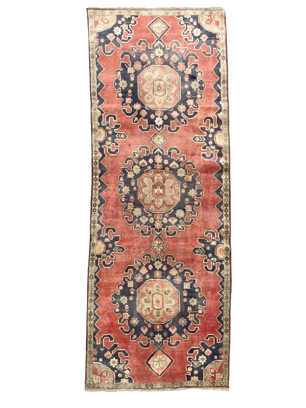 Isla - Vintage Caucasian Kazak Runner