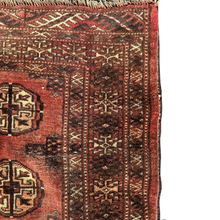 Load image into Gallery viewer, Rouge - Antique Tribal Tekke Turkoman Wool Rug
