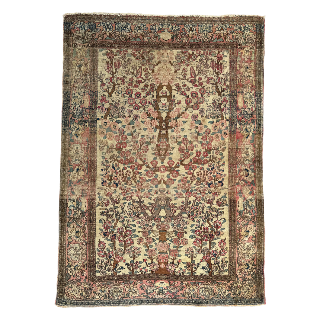 Daria - Antique Isfahan Tree of Life Rug - 1880