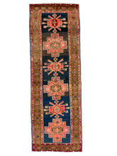 Lade das Bild in den Galerie-Viewer, Lionel - Vintage Caucasian Kazak Runner
