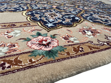 Load image into Gallery viewer, Alucio -  Fine Hand Made Part Silk Isfahan Persian Rug
