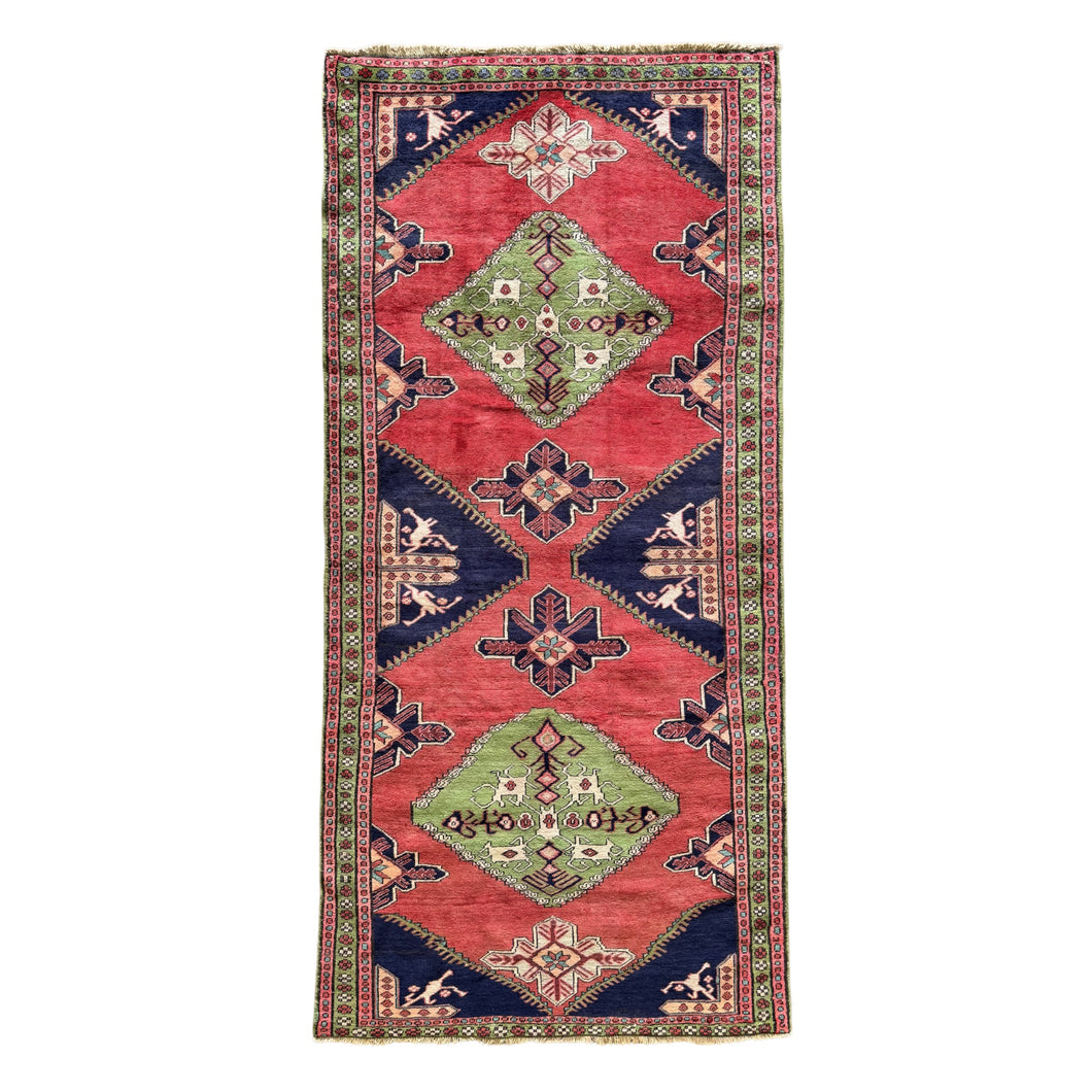 Antonnio - Vintage Tribal Kazak Wool Rug