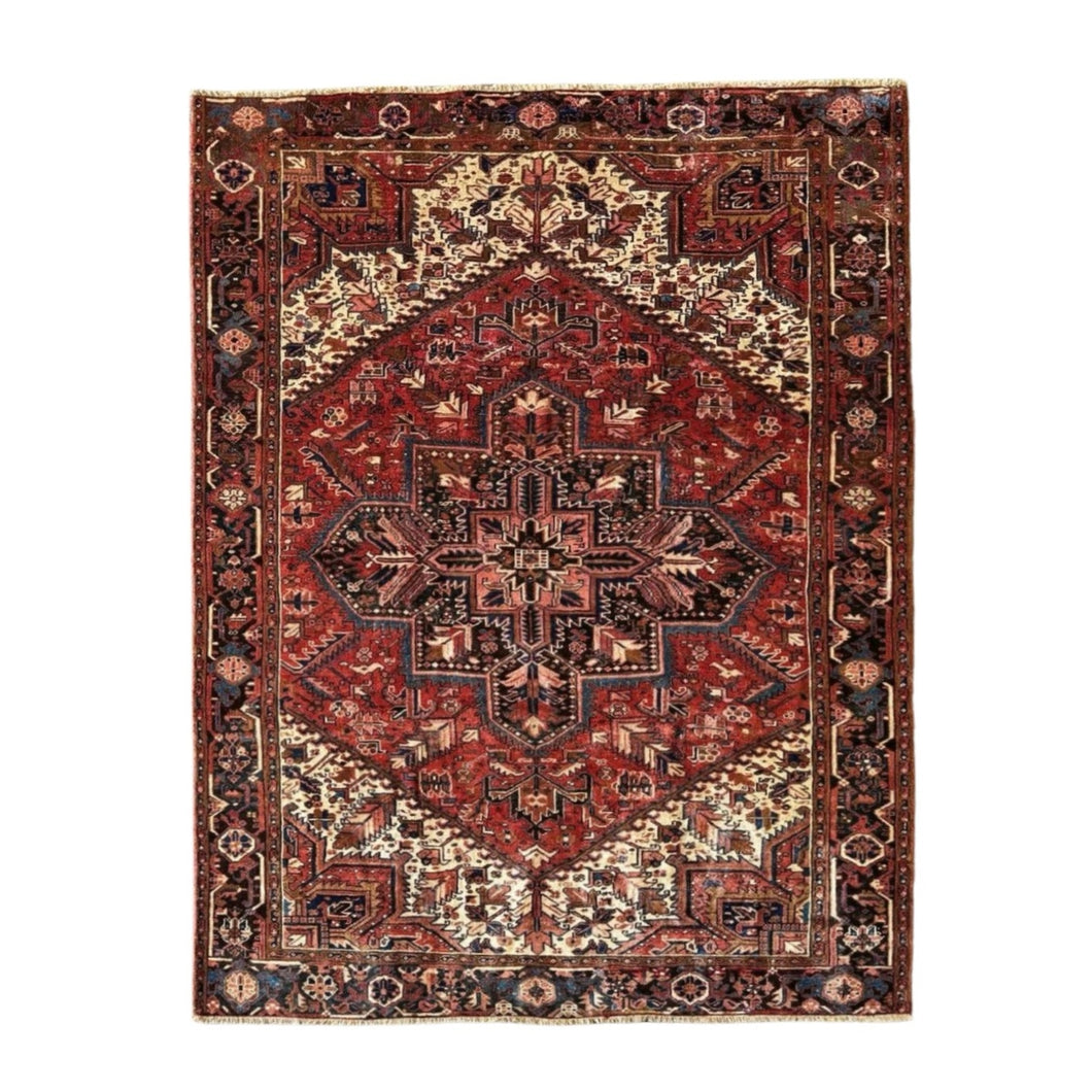 Mariano - Vintage Hand Made Heriz Persian Carpet