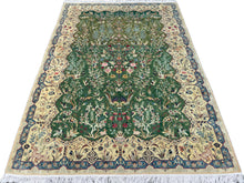 将图片加载到图库查看器，Amelia - Superb Silk Nain Garden Scene Carpet
