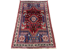 将图片加载到图库查看器，Becky - Vintage Plush Qashqai Rug
