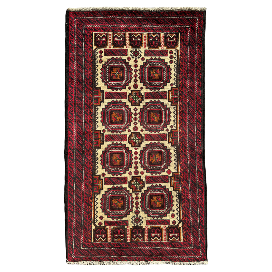 Arizona - Vintage Tribal Baluch Wool Rug