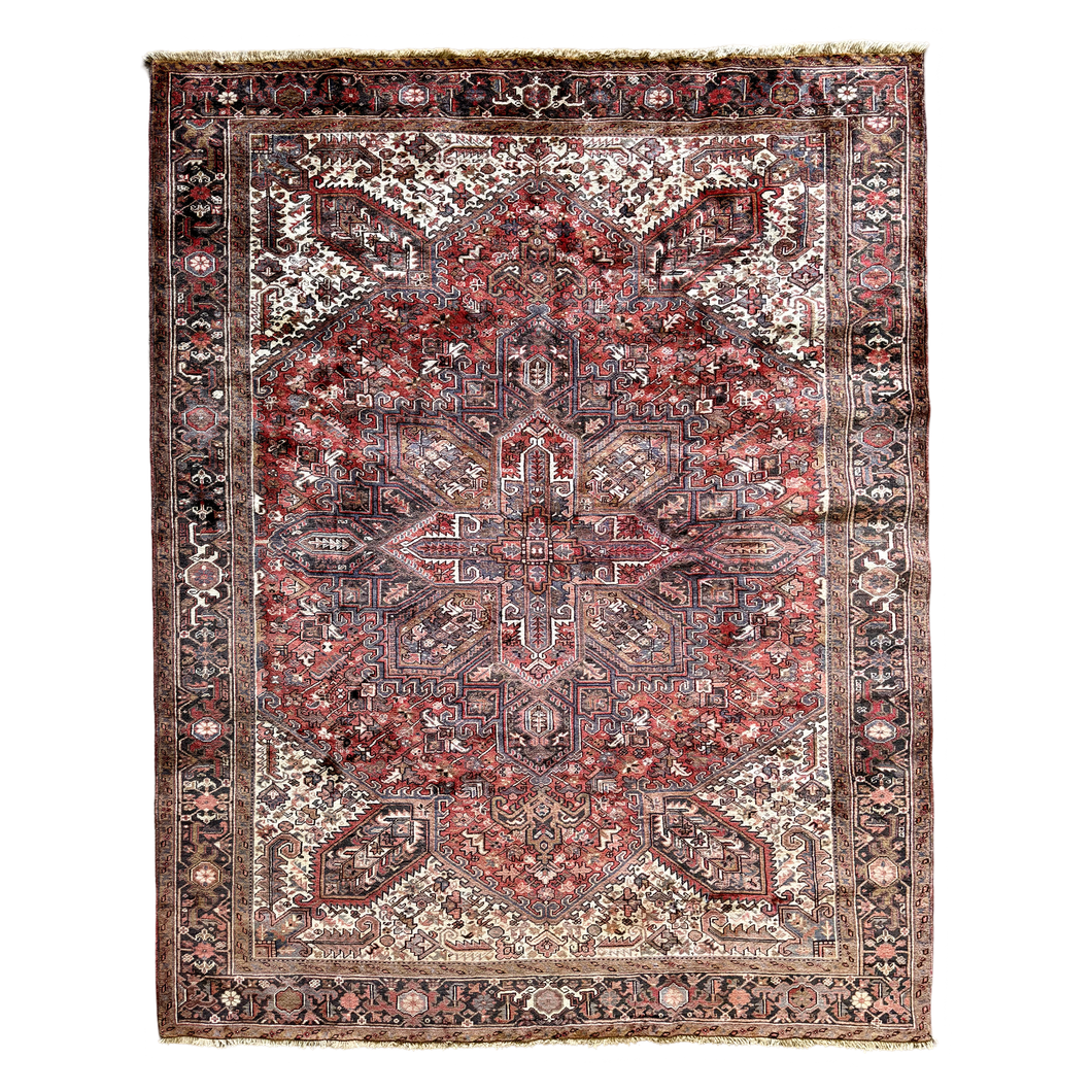 Leonel - Vintage Hand Made Heriz Persian Carpet